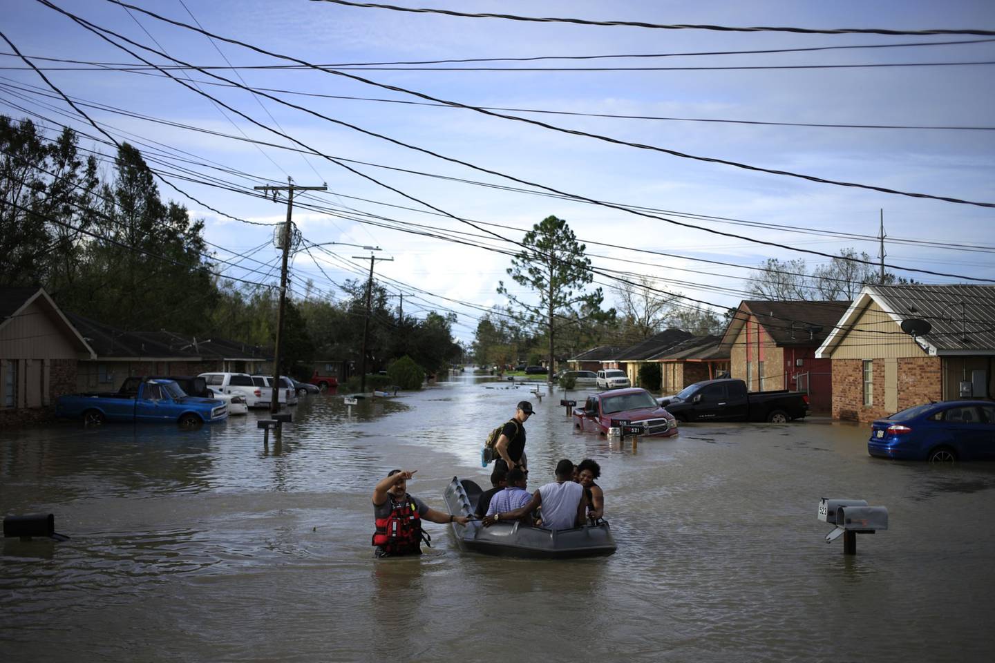Imagen de Luisiana tras el impacto de Ida