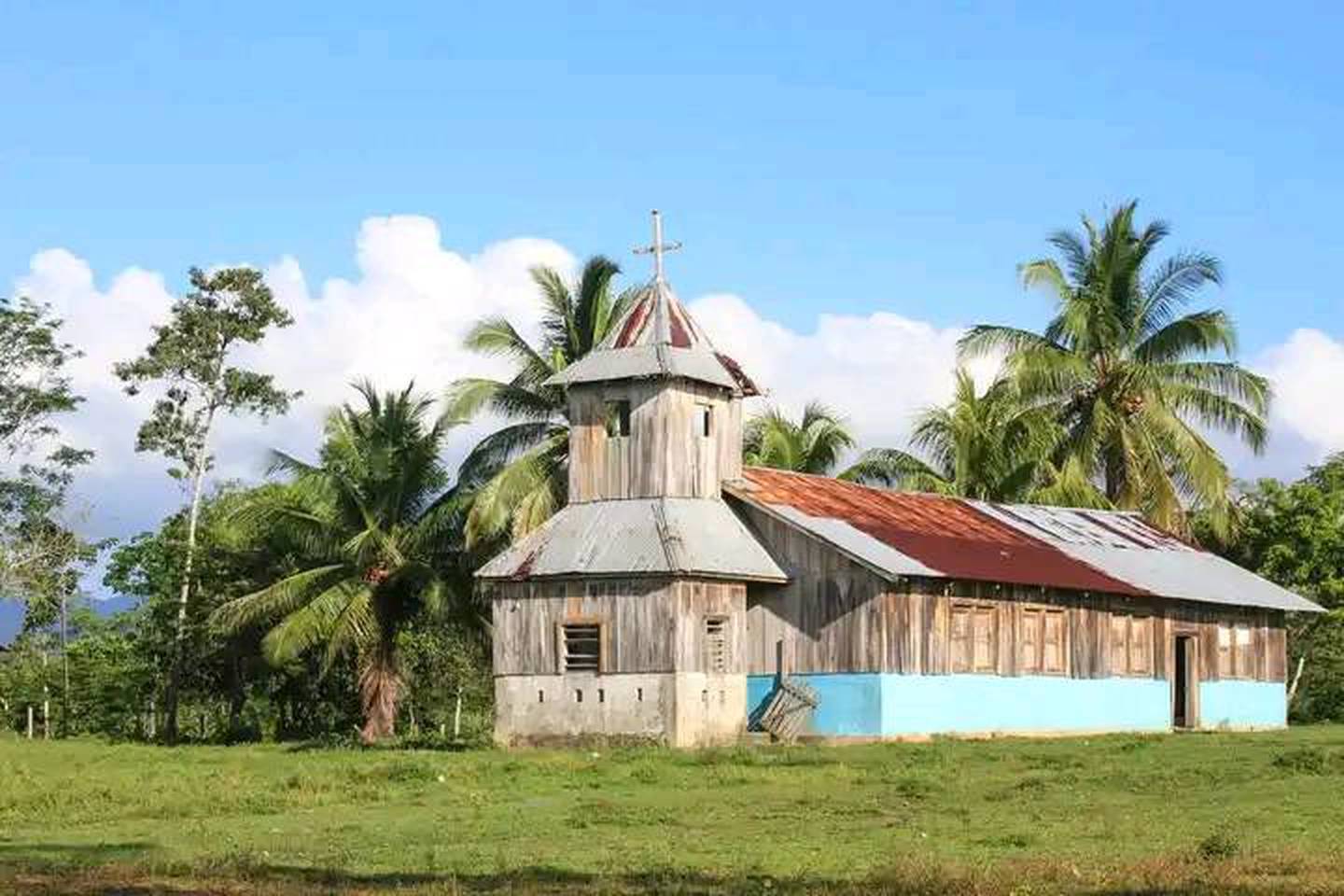 Una iglesia en la Comunidad de Las Marías, municipio de Brus Laguna, Gracias a Dios.dfd