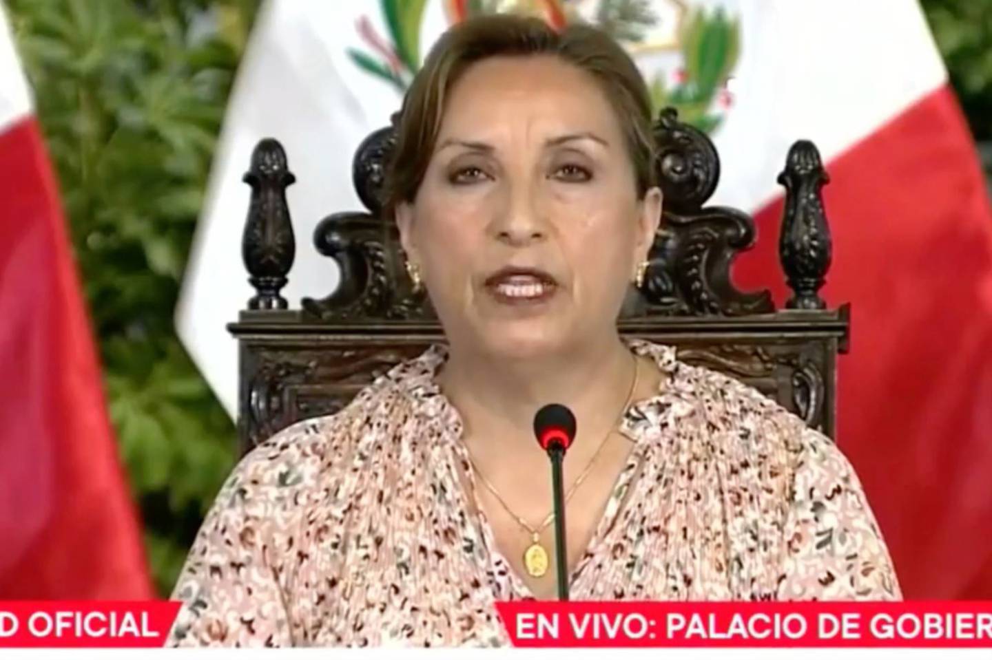 La presidenta de Perú, Dina Boluarte, brindó un mensaje a la nación mientras se realizó la marcha de la "Toma de Lima" en la capital del país. En el último mes y medio han fallecido 54 personas.