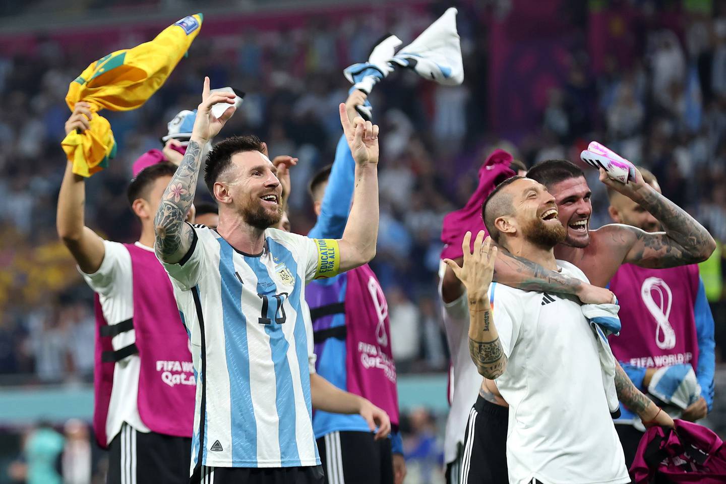 De la mano de Messi, el seleccionado local buscará avanzar a las semifinales Photographer: Alex Grimm/Getty Images