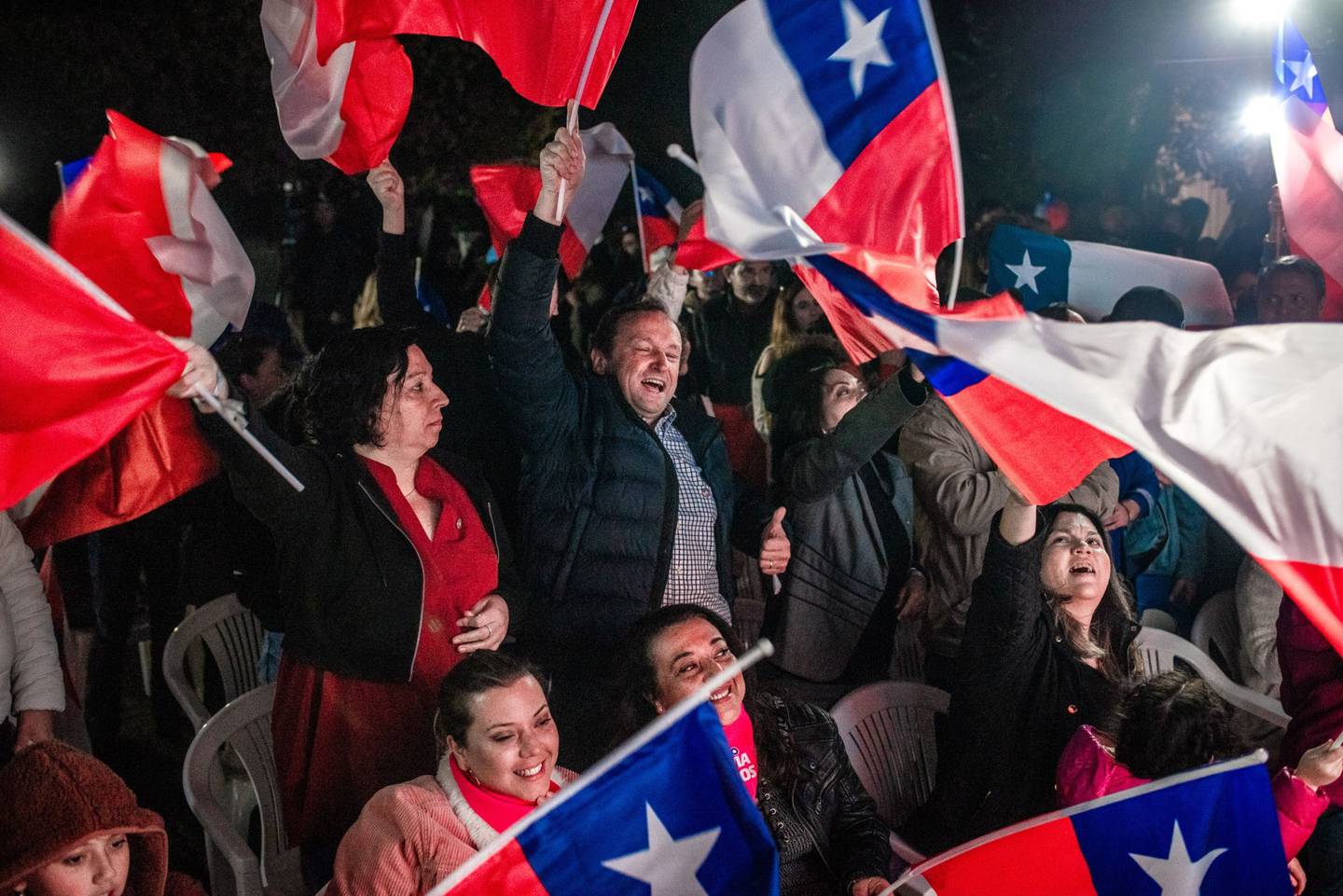 La derecha se impuso en la elección de Consejo Constitucional en Chile. (Foto: Cristóbal Olivares/Bloomberg)dfd