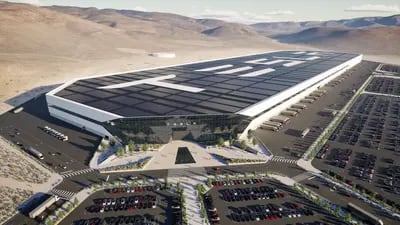 Gigafábrica de la compañía estadounidense Tesla en la entidad de Nevada, Estados Unidos (Foto: Tesla).