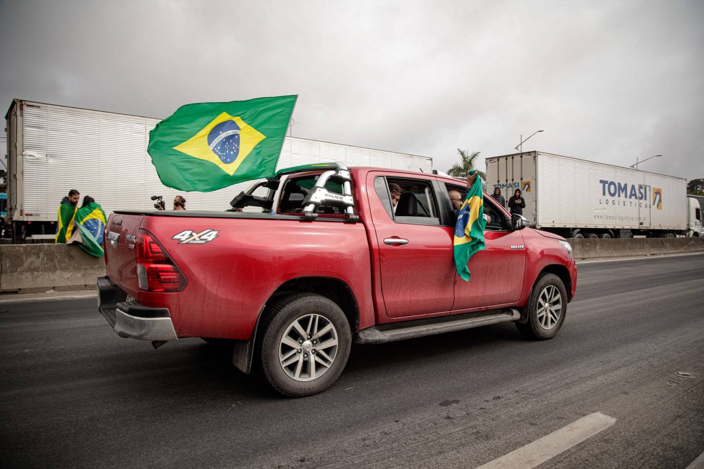 Imagen de una manifestación en Brasil
