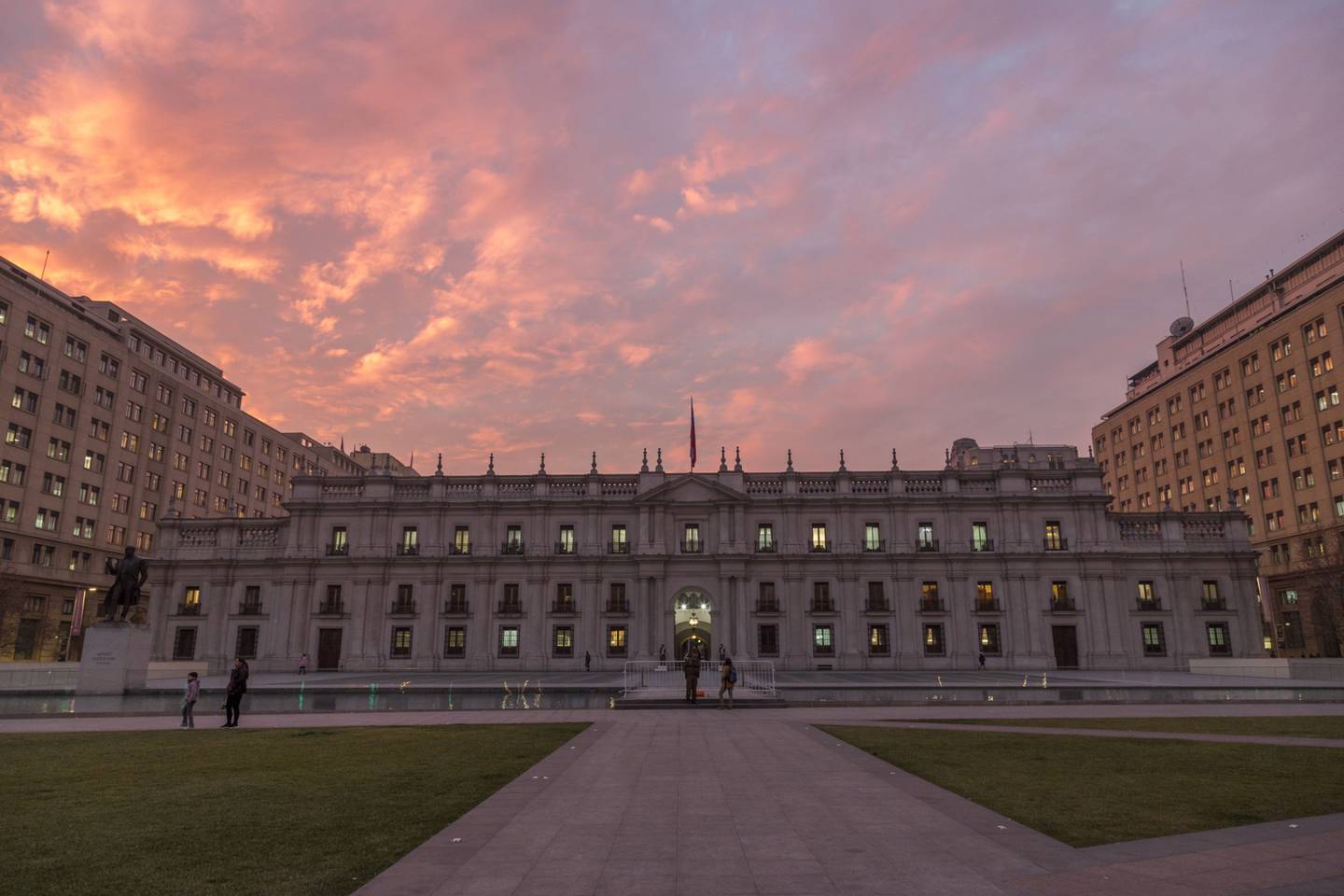 El Palacio presidencial de La Moneda en el centro de Santiago de Chile, 28 de junio de 2018.  Fotógrafo: Cristóbal Olivares/Bloomberg