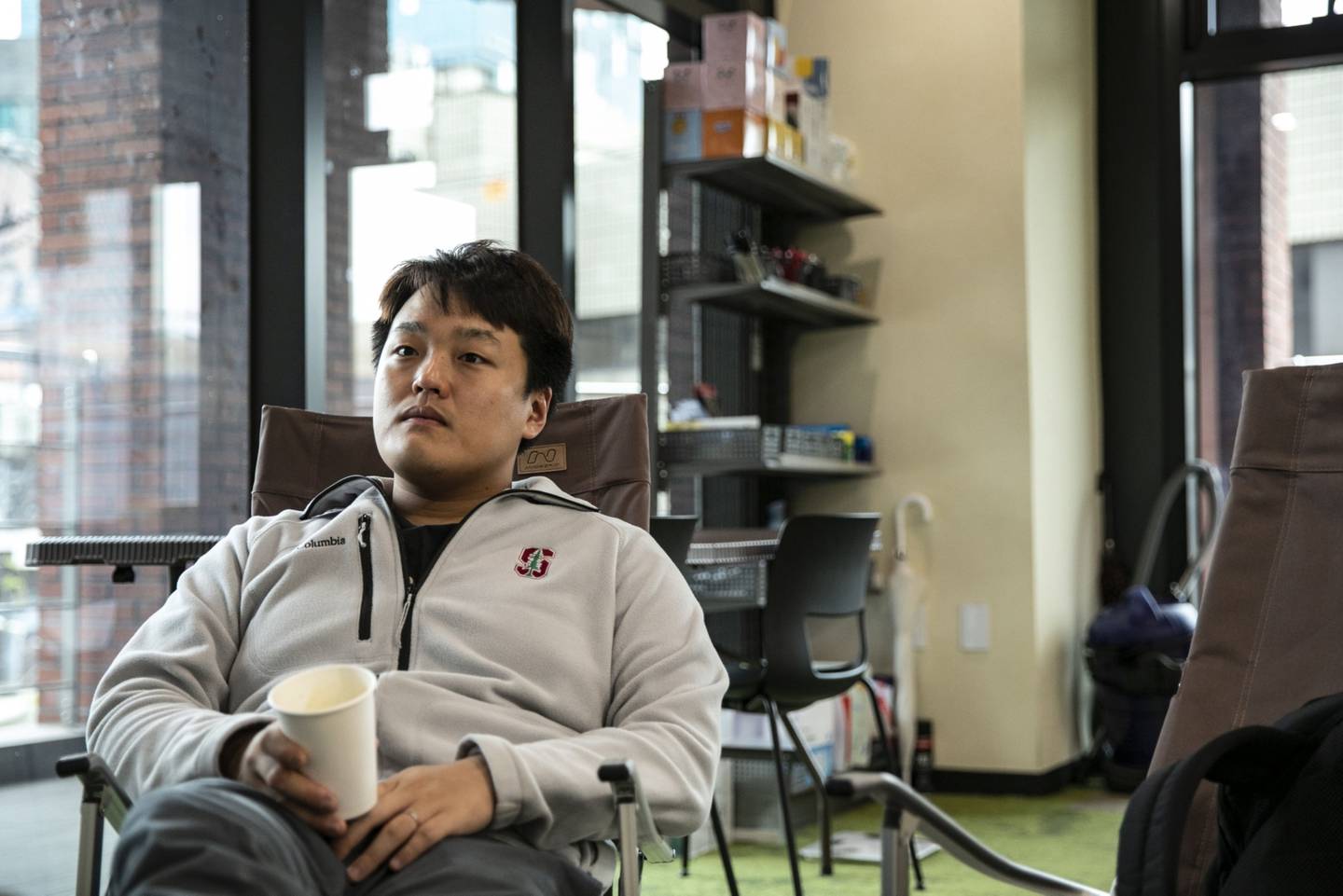Do Kwon, cofundador y director ejecutivo de Terraform Labs, en la oficina de la empresa en Seúl, Corea del Sur, el jueves 14 de abril de 2022.