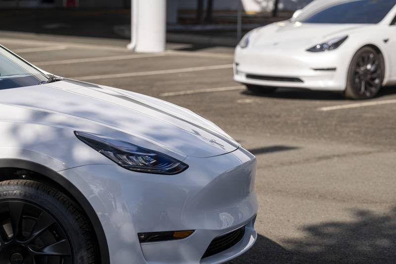 Vehículos Tesla en California.