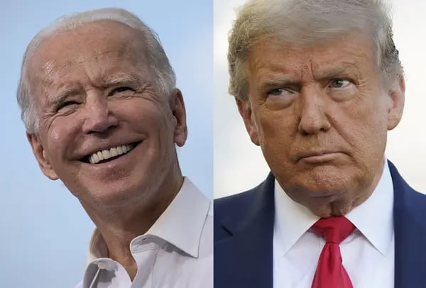 Joe Biden y Donald Trump. Drew Angerer/Getty Images