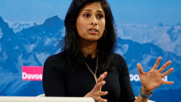 Gopinath, nº 2 del FMI, dice en Davos que la inflación global ha tocado techodfd