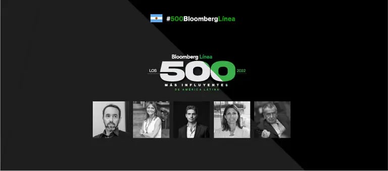 Marcos Galperin, Maria Tettamanti, Pierpaolo Barbieri, Isela Costantini y Eduardo Eurnekian. Los argentinos en la lista de los 500 de Bloomberg Línea.dfd