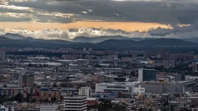 El horizonte de la ciudad de Bogotá, Colombia, el domingo 3 de julio de 2022.