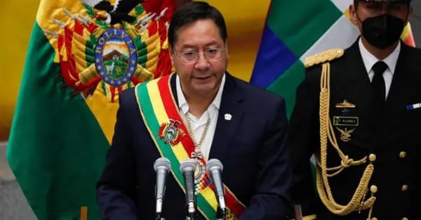 Luis Arce, presidente de Bolivia.