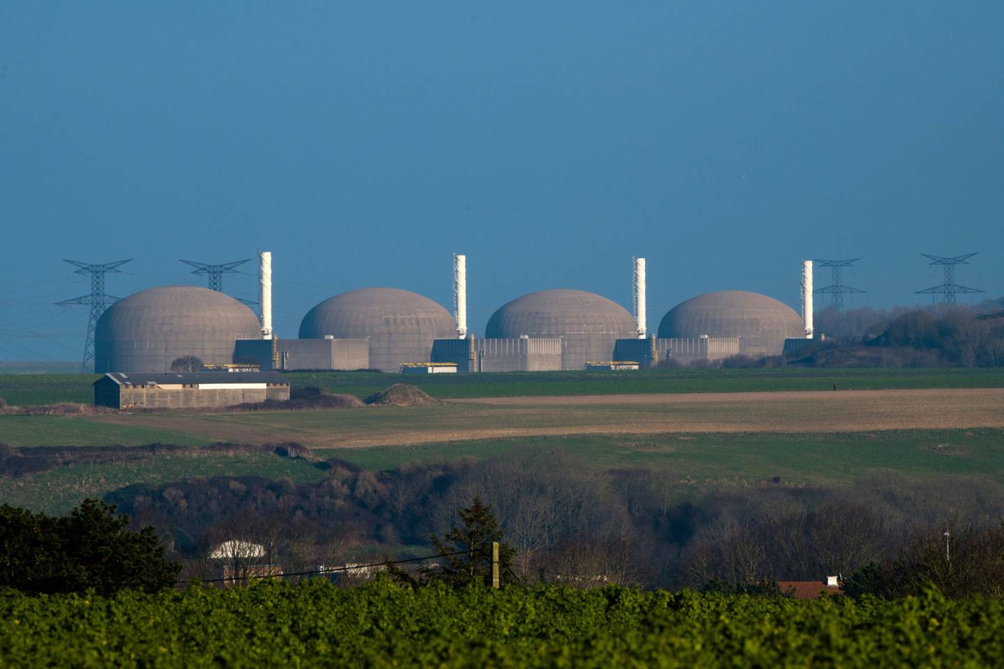 La central nuclear de Paluel, operada por Electricite de France SA (EDF), en Paluel, Normandía, Francia, el lunes 24 de enero de 2022.