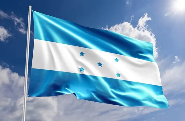 La bandera de Honduras