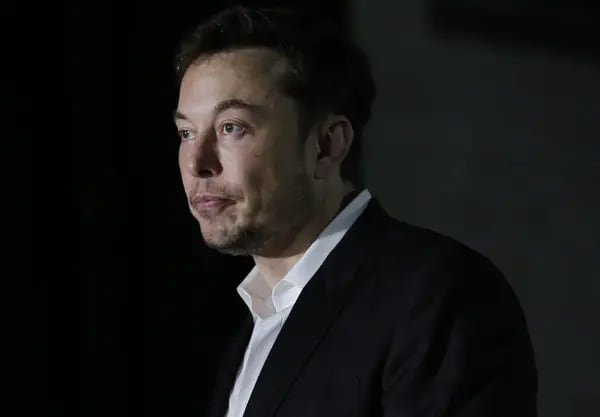 Elon Musk7 Fotógrafo: Joshua Lott/Getty Images