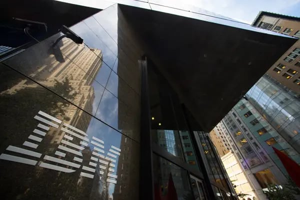 Oficinas de IBM en Nueva York.Fotógrafo: Craig Warga / Bloomberg