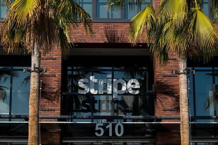 Stripe Inc. headquarters in San Francisco, California, U.S., on Thursday, Dec. 3, 2020. Stripe will team up with some of the world's largest banks to offer checking accounts to businesses that sell their wares on e-commerce platforms such as Shopify Inc.dfd
