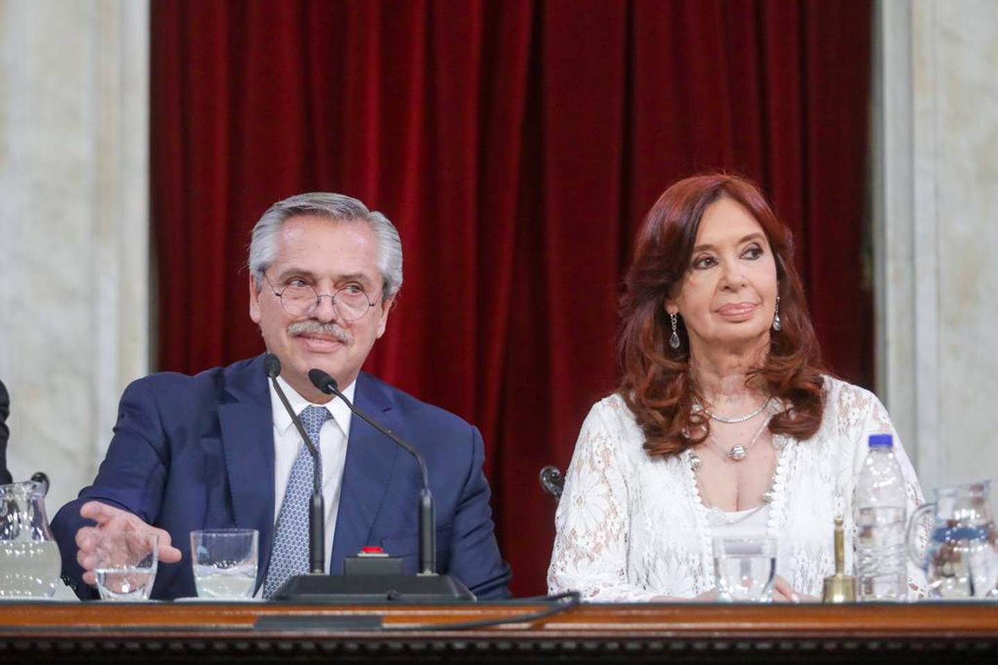 Alberto Fernández y Cristina Kirchnerdfd