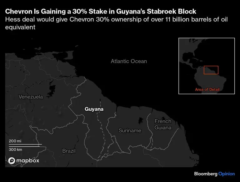 Mapa de Stabroek en Guyanadfd