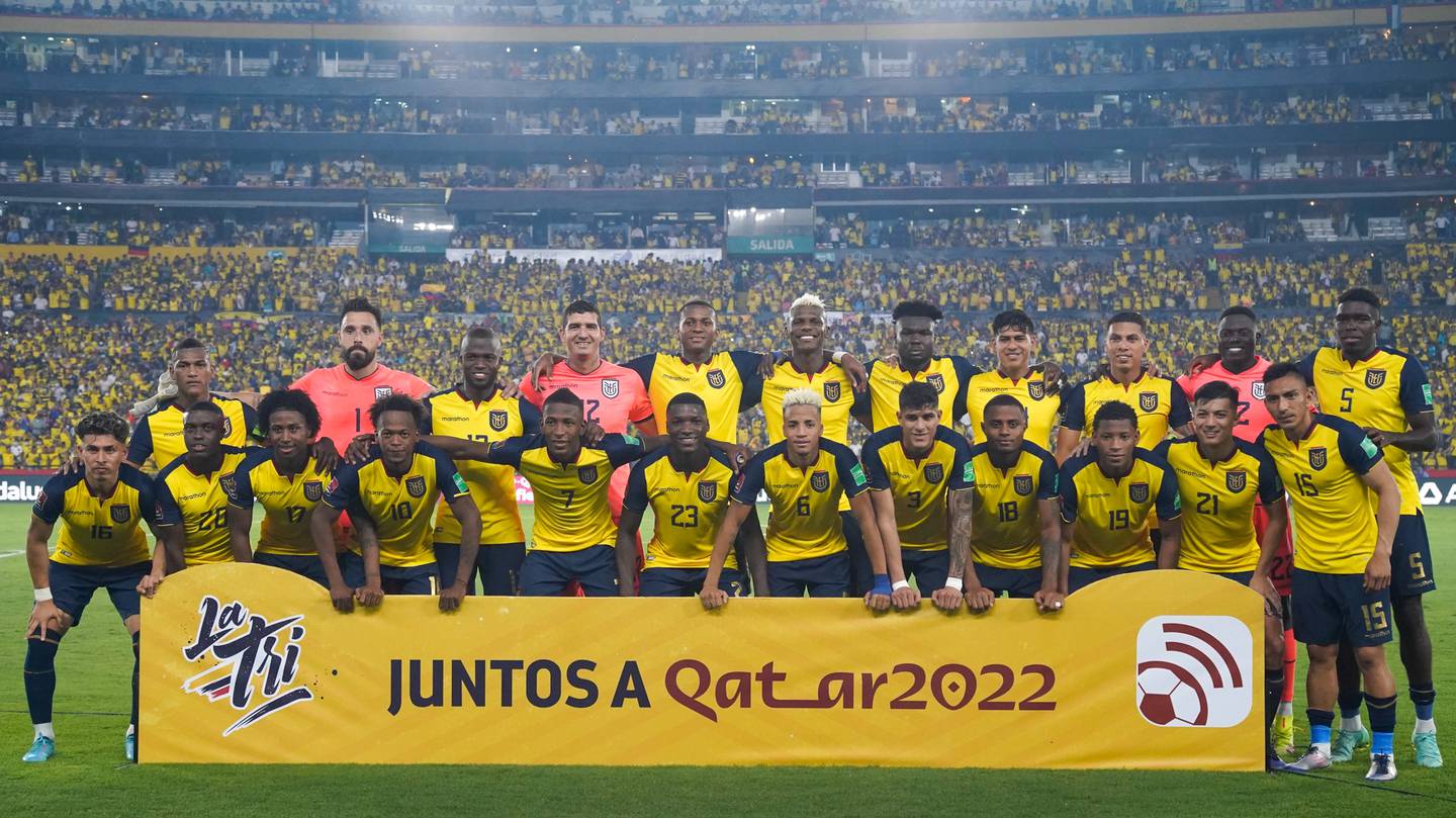 La selección ecuatoriana de fútbol que clasificó al Mundial de Catar 2022.