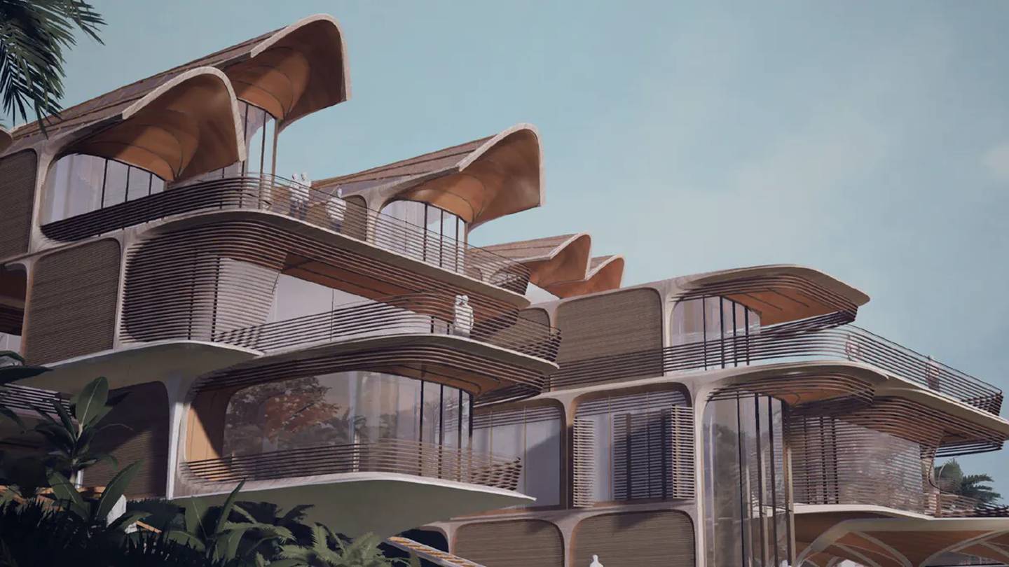 Bosquejo del diseño del espacio público por Zaha Hadid Architects.