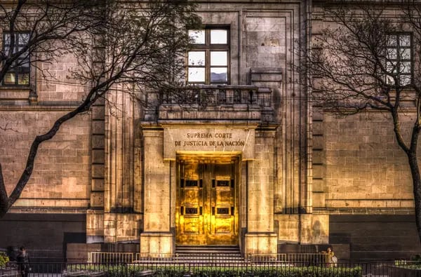 Fachada de la  sede de la Suprema Corte de Justicia de la Nación (Foto: Shutterstock).