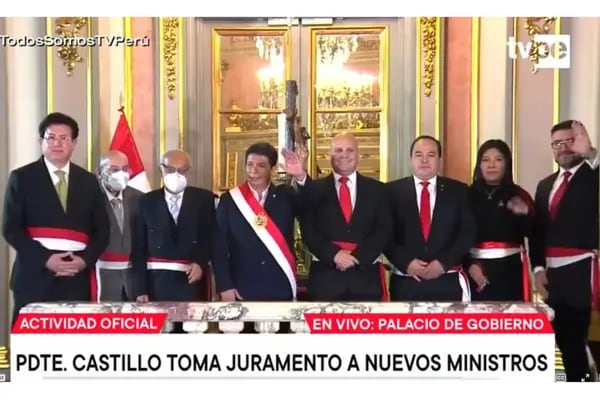 Hubo seis cambios ministeriales en Perú que fueron anunciados por el presidente Pedro Castillo este viernes por la noche.