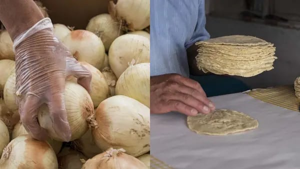 Precios de cebolla y tortilla disparan inflación en México; estas son las causasdfd