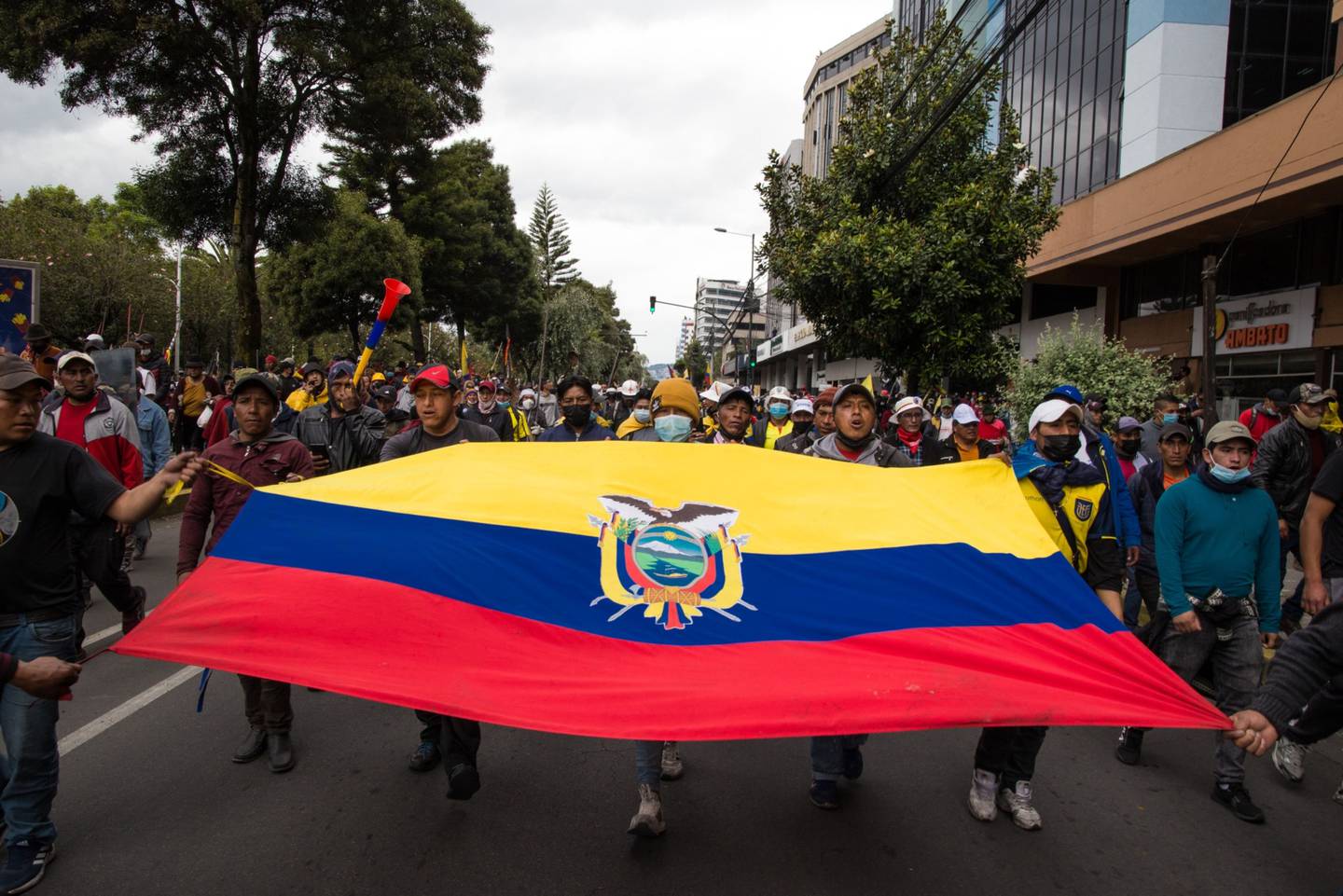 Las manifestaciones en Ecuador se intensificaron esta semana. El martes fue el día más violento.