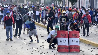 Un fallecido y dos heridos fue el saldo en Lima de las protestas contra el gobierno el sábadodfd