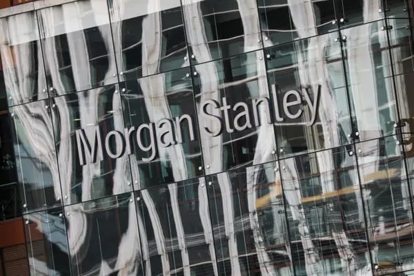 El logo de Morgan Stanley.