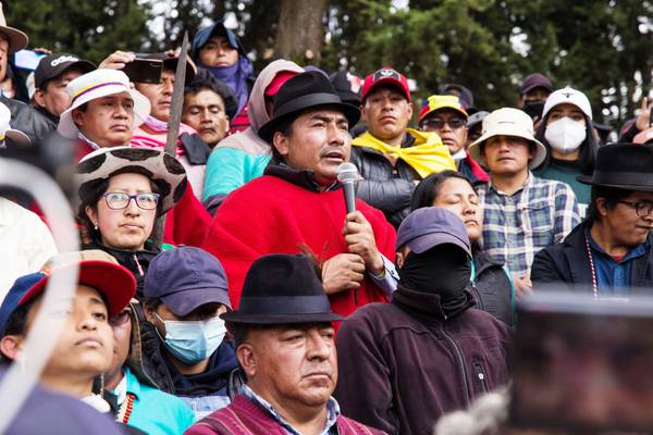 ¿Quién es Leonidas Iza y por qué ha hecho tambalear a dos Gobiernos en Ecuador?dfd