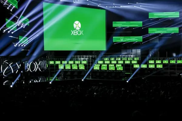 Logo de Xbox en monitores