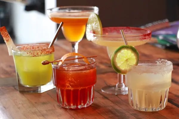A Sample of Spicy Agave-Based Cocktails.