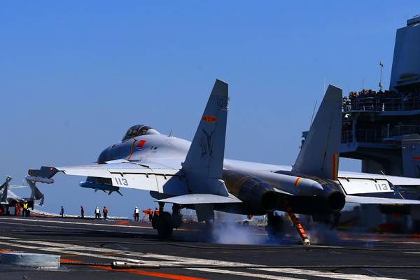 China envía aviones de guerra cerca de Taiwán en medio de tensión por el estrechodfd