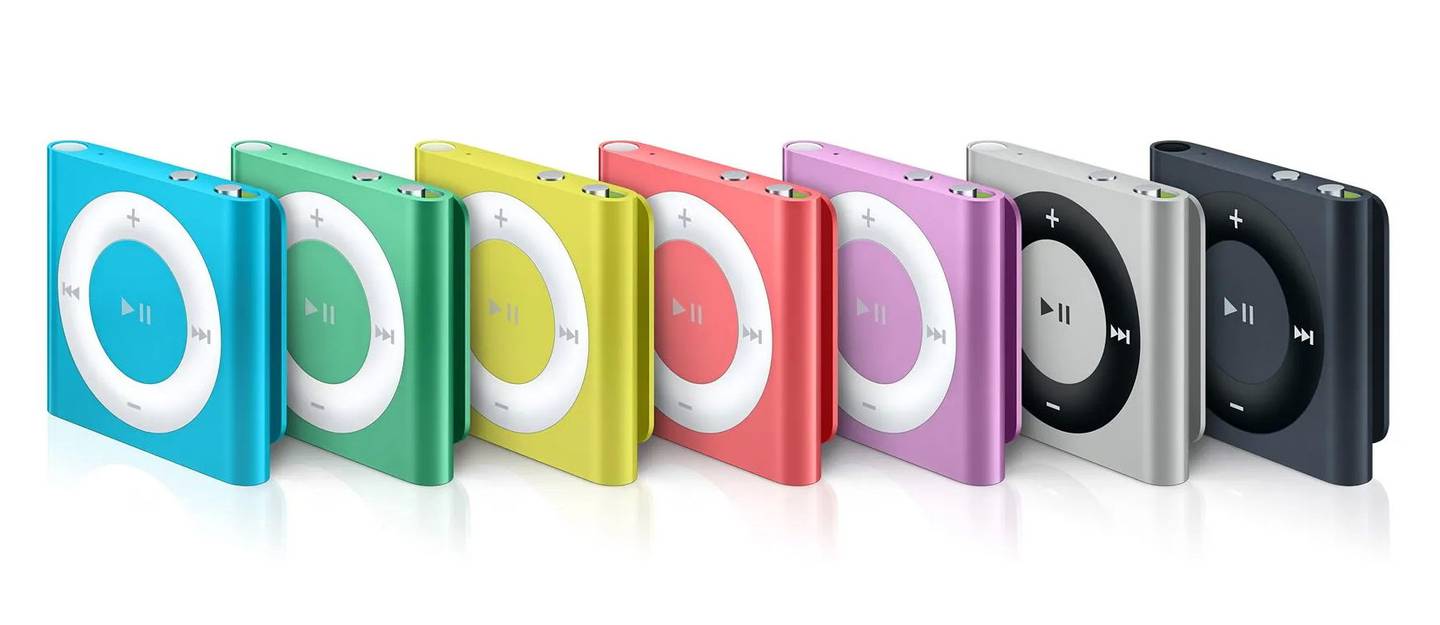 iPod Shuffle, una de las últimas generaciones de iPoddfd
