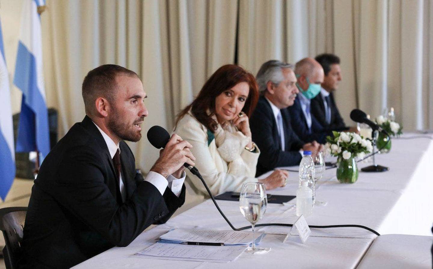 La vicepresidenta Cristina Kirchner sostuvo que EEUU "se lleva las palmas" con el déficit fiscal.dfd