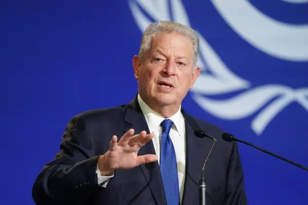 Al Gore, exvicepresidente de Estados Unidos y activista climático.