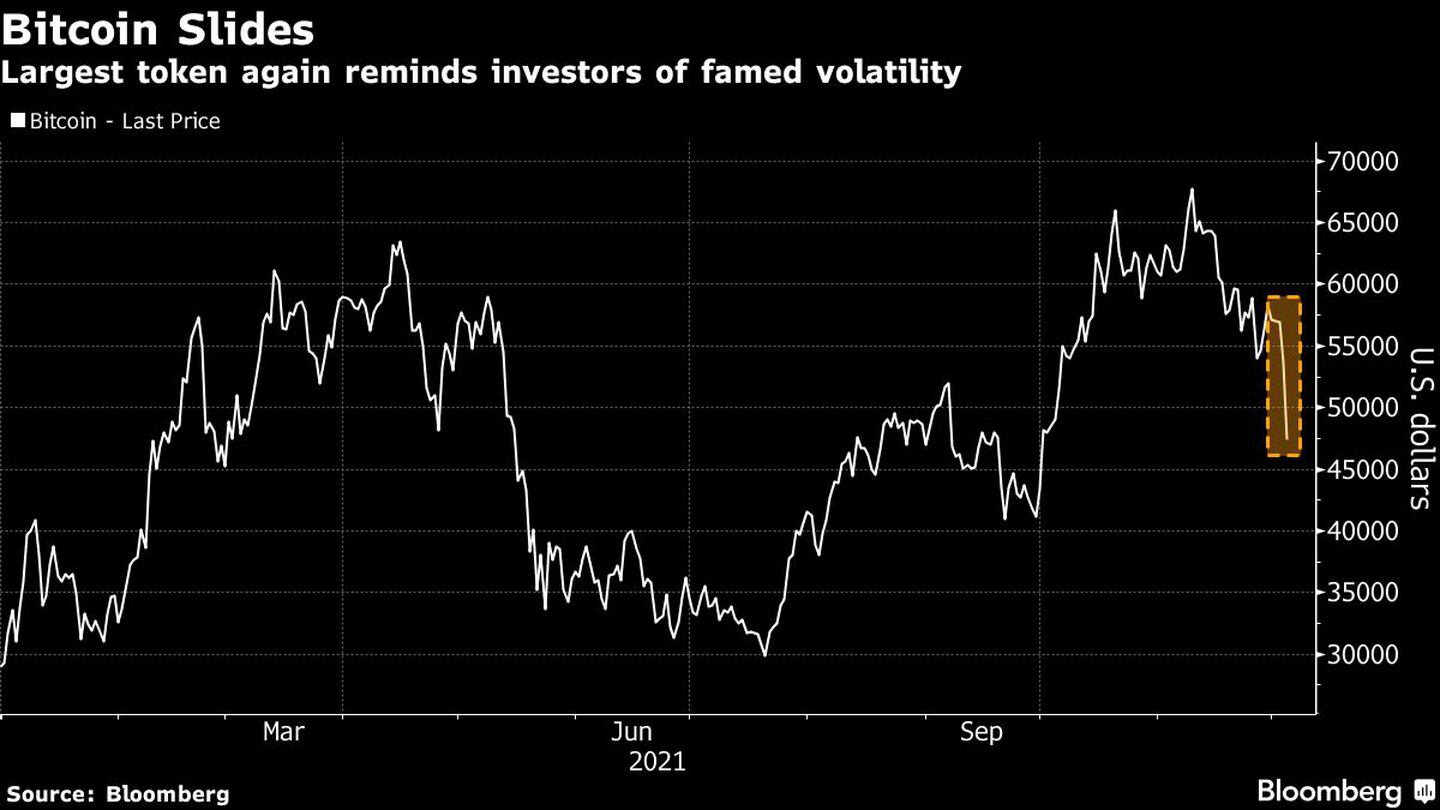 El mayor token vuelve a recordar a los inversores su famosa volatilidad.dfd