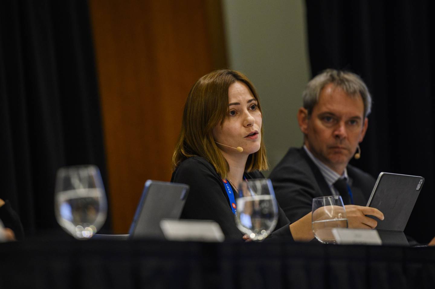 Fernanda Avila, Argentinas undersecretary of mining, speaks at the Prospectors & Developers Association of Canada (PDAC) conference in Toronto, Ontario, Canada, on Sunday, March 5, 2023.dfd