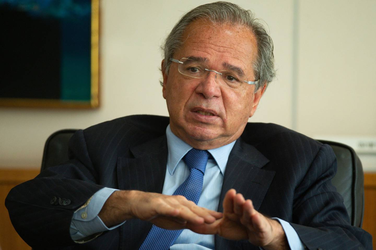 Ministro Paulo Guedes minimiza avaliações negativas de parte do mercado sobre a evolução dos indicadores econômicos do Brasil em ano eleitoral