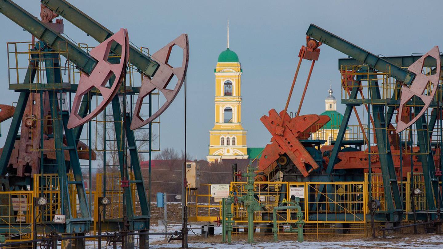 Imagen de un campo petrolífero ruso