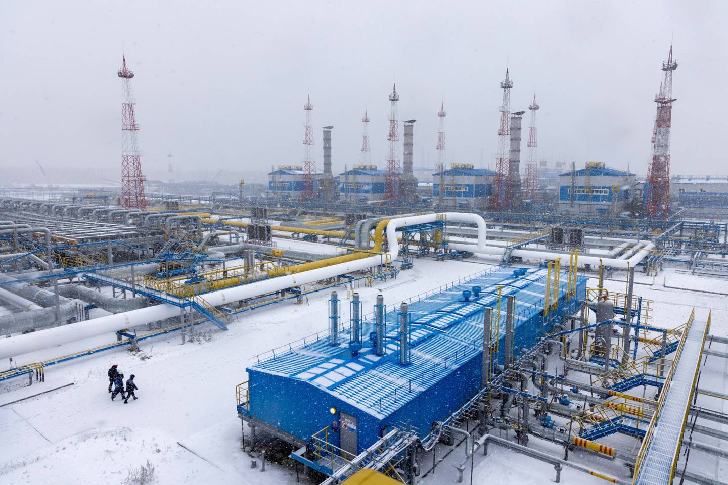 Instalación de gas ruso