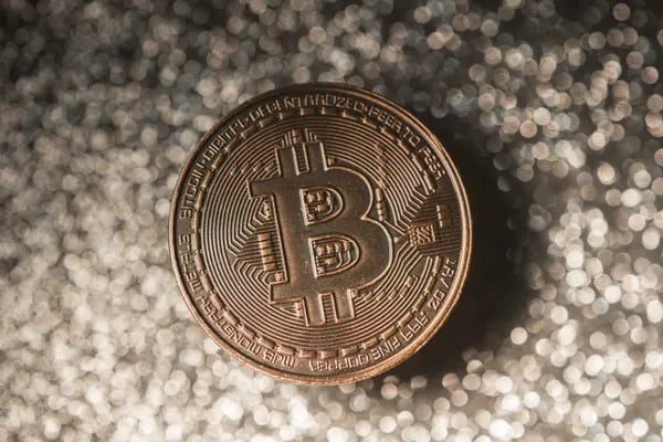 Imagen de un token de bitcoin