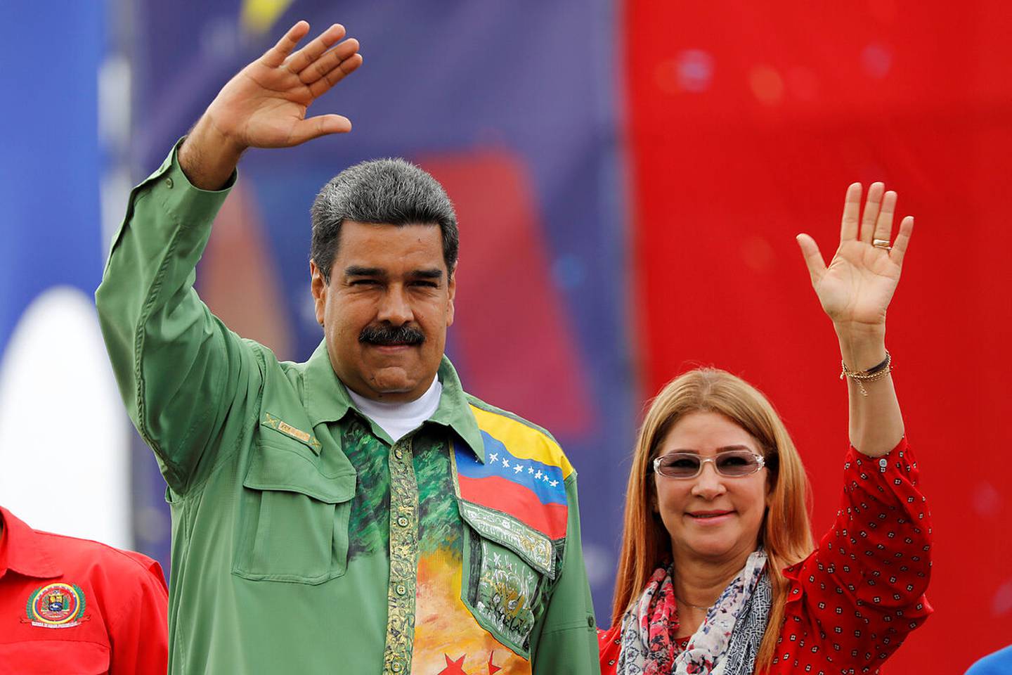 Nicolás Maduro y su esposa, Cilia Flores