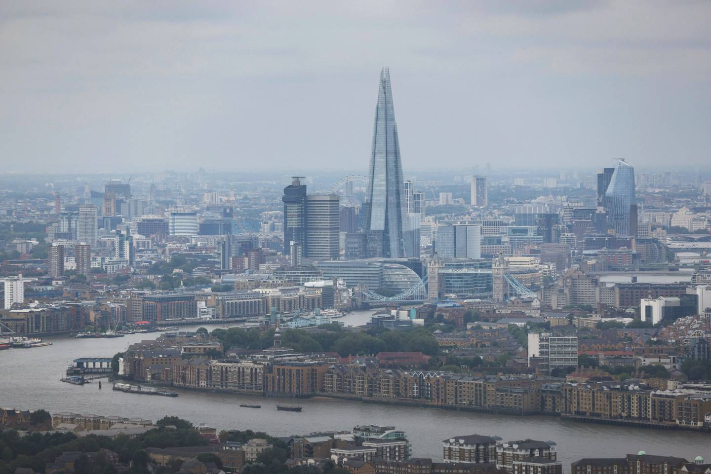 Vista panorámica de la ciudad de Londres.