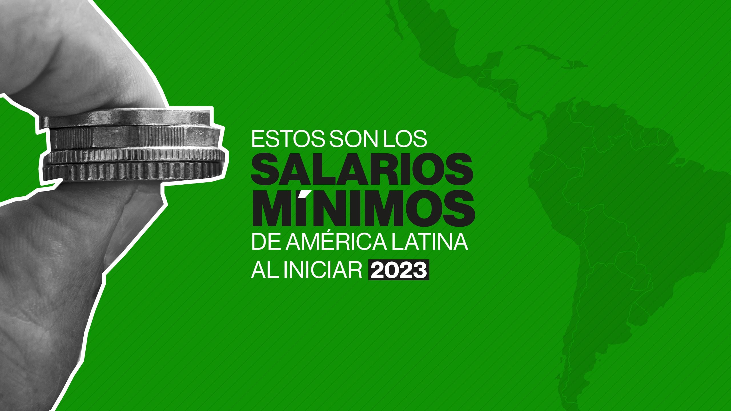 Estos son los salarios mínimos de América Latina al iniciar 2023