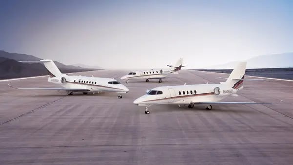 Viajeros ricos han encontrado una forma aún más deseable de volar en avión privadodfd