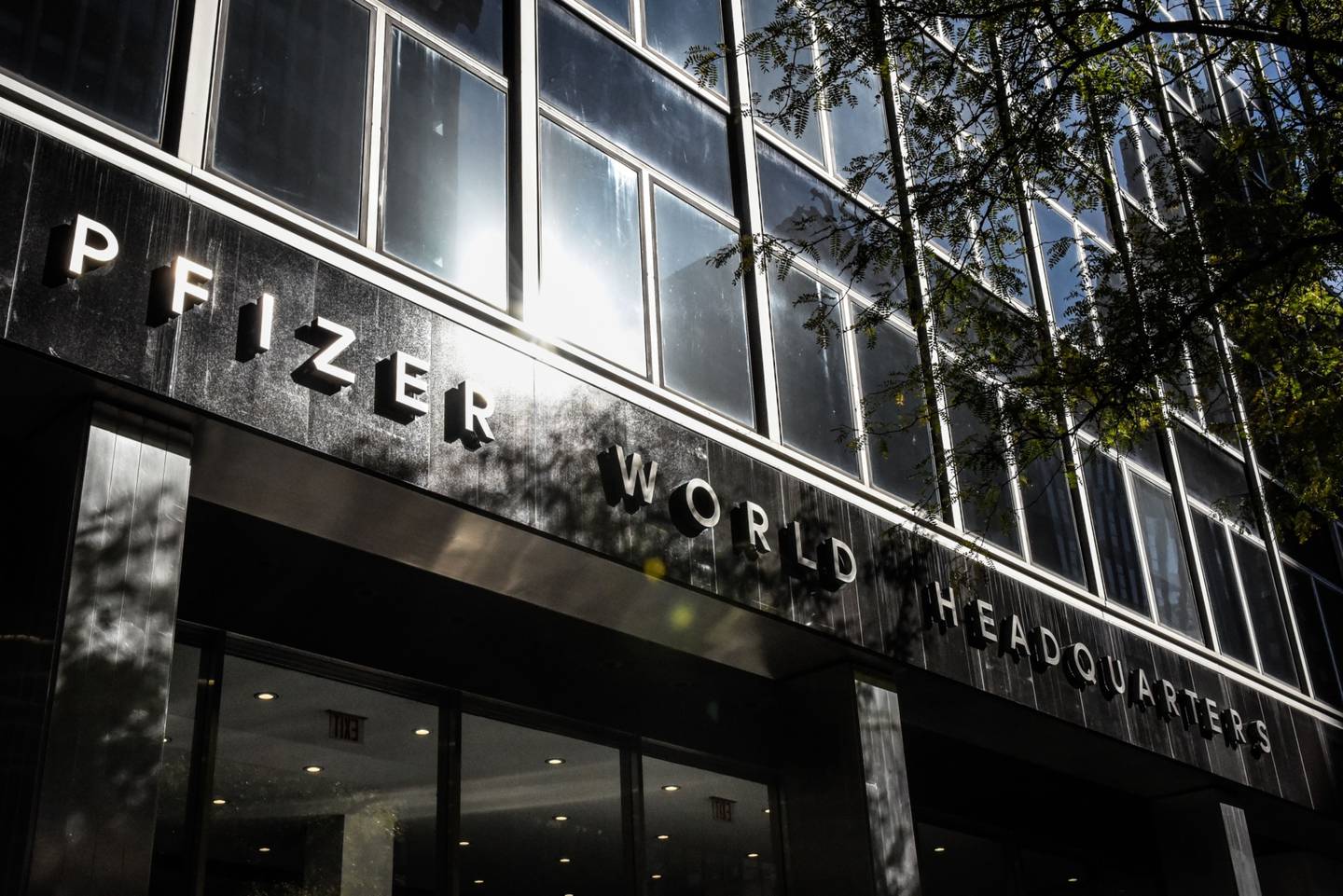 Sede de Pfizer en Nueva York