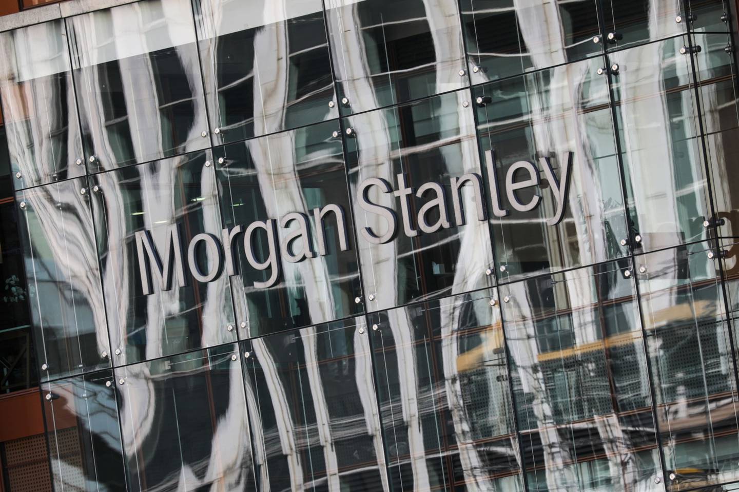 El logo de Morgan Stanley.