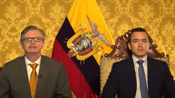 Ecuador “en su peor momento”; esto dijo el presidente  Noboa y su ministro de Economíadfd
